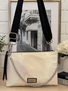 Gucci Parfums GWP item Iridescent White Crossbody Bag